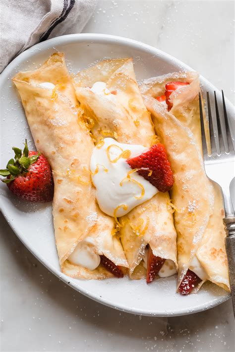 Easy Blender Crepes Recipe (Sweet or Savory) - Little Spice Jar