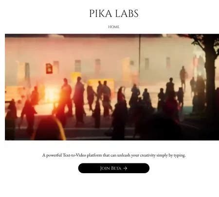 Pika Labs - AI Tool Info, Reviews, Alternatives | sayhi2.ai