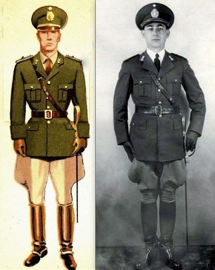 Argentine Army 1946 pattern junior officers' service uniform (as worn ...