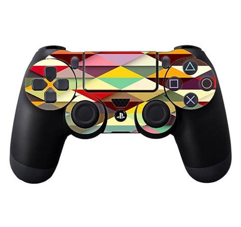 Skins Decals For Ps4 Playstation 4 Controller / Colorful Triangles ...