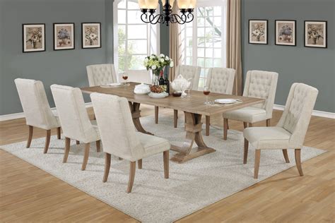 Best Quality Furniture Classic Style 9-Piece Dining Set - Walmart.com ...