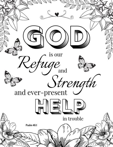 Bible Verse Printable Coloring Pages