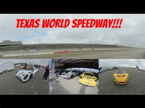 A day at Texas World Speedway (January 2017) - YouTube