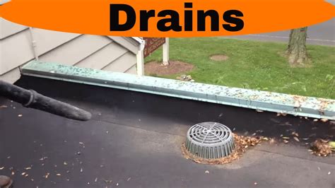 Flat Roof Drain - How it works and best practice - YouTube