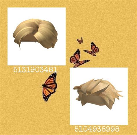 Blonde Male Hair | Roblox, Roblox codes, Aesthetic art