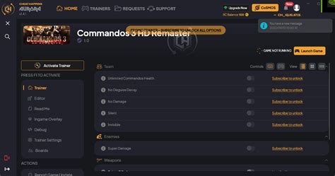 Commandos 3 - HD Remaster Trainer +10 v1.0 (Cheat Happens) - GAME ...