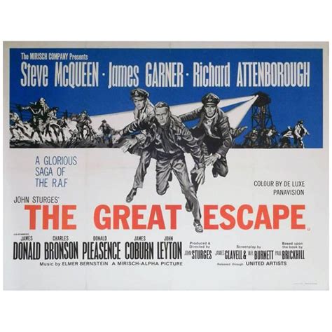 "The Great Escape" Film Poster, 1963 For Sale at 1stDibs | the great ...