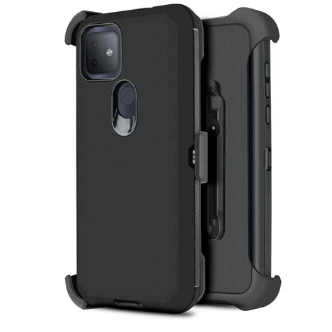 for T-Mobile Revvl 4+ Plus Phone Case Dual Layer Full-Body Rugged Clear ...