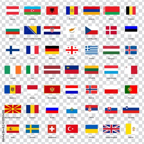 All flags of the countries of the European Union. List of all flags of ...