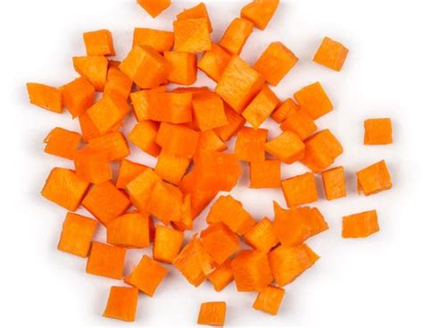 Carrot Diced 10mm 1 kg - Chefs Pantry