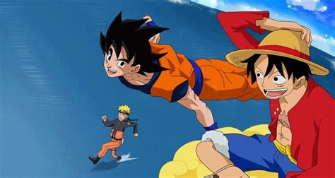 Goku naruto e luffy 2021