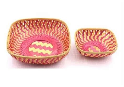 Square Bamboo Tokri Basket, 20-40grams at Rs 12/piece in Agartala | ID ...