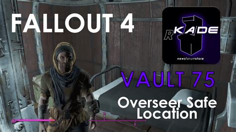 Fallout 4 | Find Vault 75 Overseer Safe - rKade