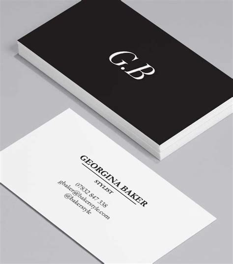 Business Card Layout Template