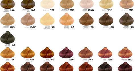 Wella Hair Color Chart | Galhairs