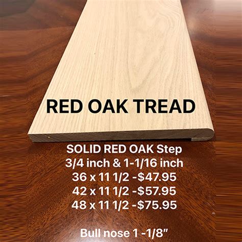 RED OAK STEPS – TrimStore