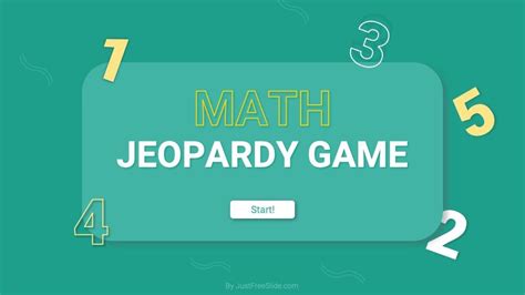 Free Math Jeopardy Google Slides Template (8 Pages)