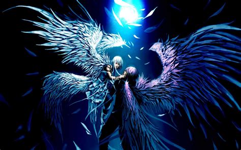 Celestial Embrace: A Stunning HD Fantasy Angel Wallpaper