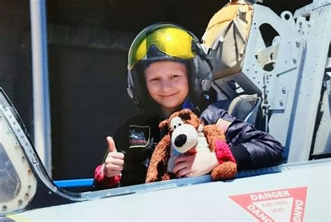 Going all Top Gun with a teddy in the cockpit of a plane during ...