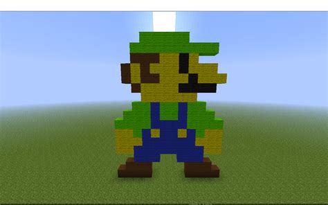 Pixel Art Luigi by Legomaster521 on DeviantArt