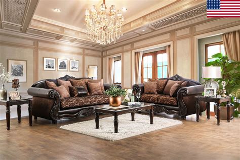 Majestic Royal 2pc Sofa Set Living Room Furniture Formal Traditional ...