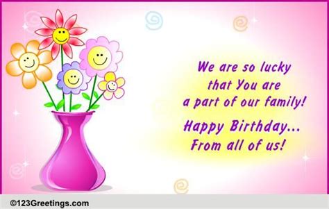 For A Special Family Member... Free Extended Family eCards | 123 Greetings