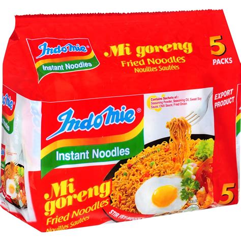 Indomie Mi Goreng Instant Noodles 5 Pack 425g Woolworths - Riset