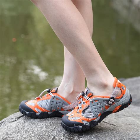 Women Summer Hiking Shoes Outdoor Sneakers Breathable Sport Shoes Big ...