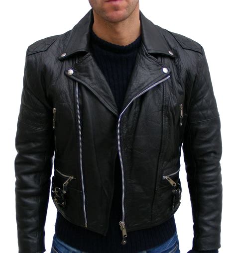 Handmade Custom New Men Rider Stylish Bomber Leather Jacket, Men ...