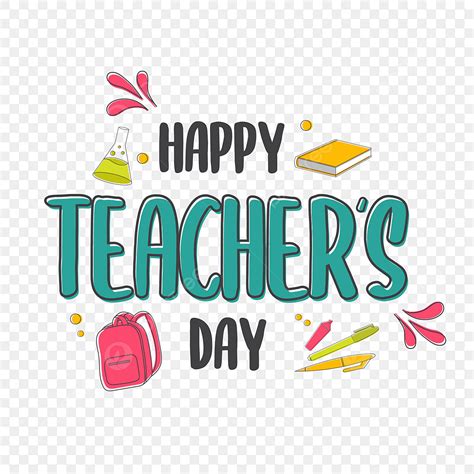 Happy Teacher Days Vector Art PNG, Cartoon Happy Teachers Day Banner ...