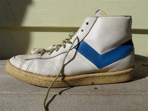 80s Vintage Pony Hi-Top Sneakers Mens 8 Womens 10 by Fashionetics