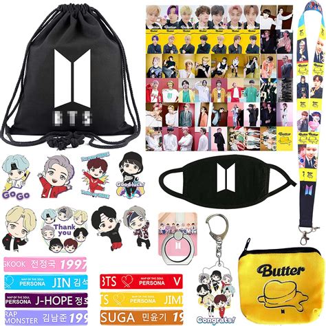 Amazon.com: SportsLiking BTS Merchandise BTS Merch Kpop Merchandise ...