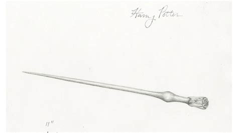 Harry Potter Wand Drawing Easy - Character Sketch Of Harry Potter At ...