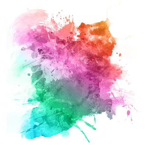 Watercolour Splat Vector PNG Images, Watercolour Splat 2506, Abstract ...