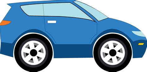 Blue Cartoon Car design ready for 2d Animation 8459864 Vector Art at ...