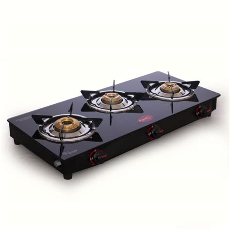 Pigeon 3 BURNER Stainless Steel Manual Gas Stove Price in India - Buy ...