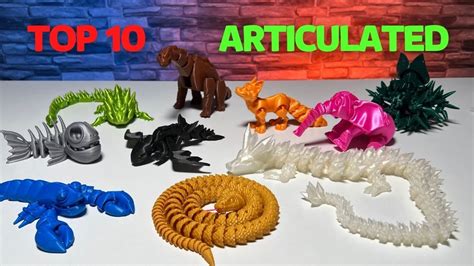 Best 3D Printed ARTICULATED Animals | with Cool Timelapse - YouTube