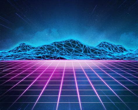 Retro 80s Grid Background Collection - Modern Setups Blog, 80s Pink HD ...