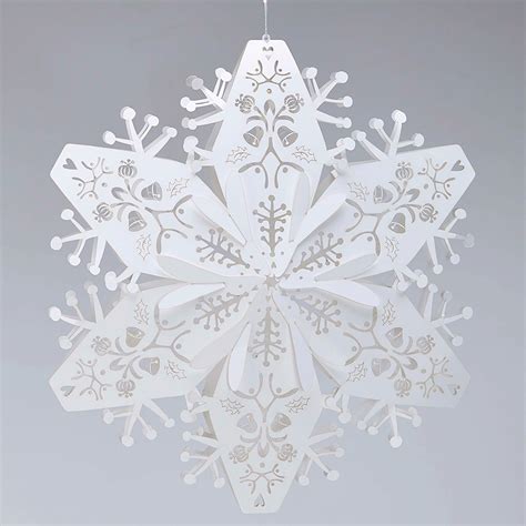 Large white hanging Snowflakes