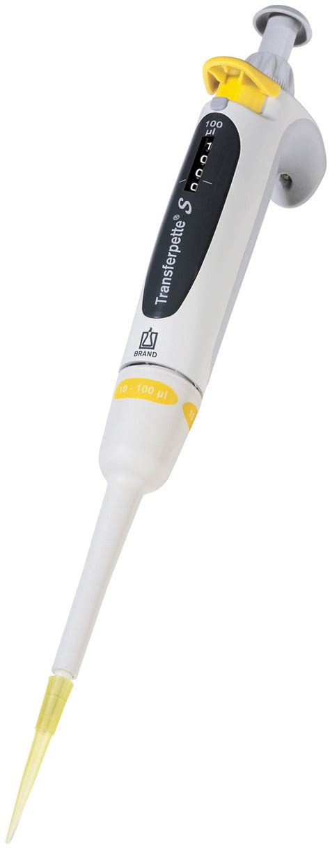 Brand Transferpette S 1-Channel Pipettes Adjust Volume Range 0.1uL-10mL