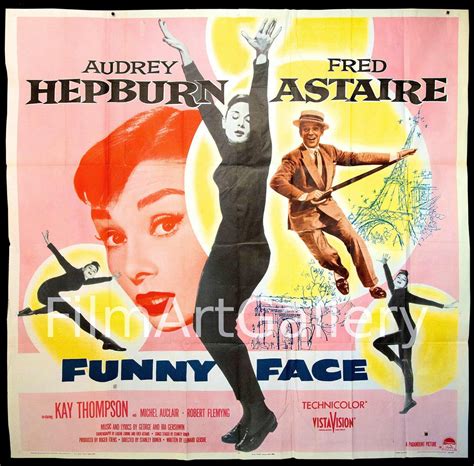 Funny Face Movie Poster 1957 6 Sheet (81x81)