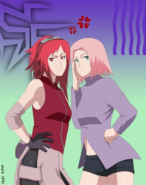 sakura and karin - NARUTO WOMEN Fan Art (22976378) - Fanpop