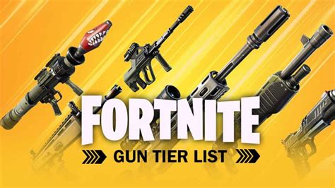 Fortnite Guns Tier List: Specifications and Features | GosuGamers India