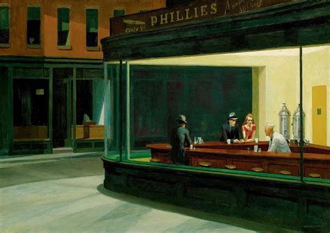 Nighthawks 1942 par Edward Hopper Poster Texture Photo Paper | Etsy