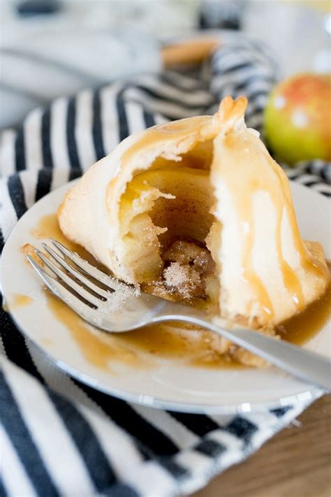 Apple Dumplings with Caramel Sauce - Cooking With Karli