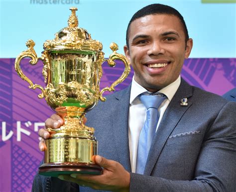 Rugby World Cup trophy begins tour of Japan with 100 days to go