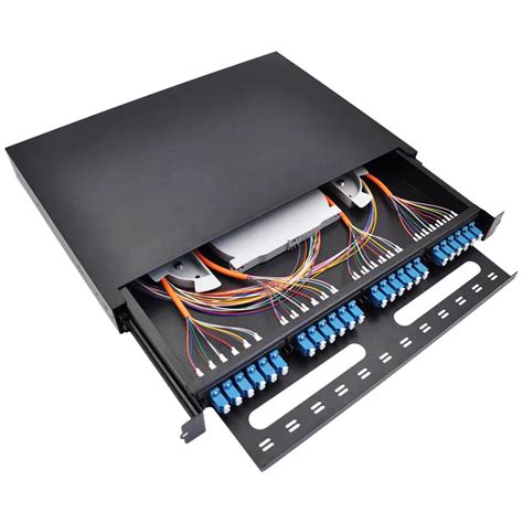 LC 48 Port Fiber Optic Patch Panel 19″ Rack Mounted manufacturers and ...