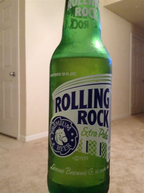 Rolling Rock Extra Pale | Beer bottle, Beer, Alcohol