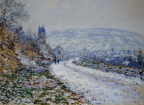 Claude Monet, Entrance to the Village of Vétheuil in Winter, 1879 5/12 ...