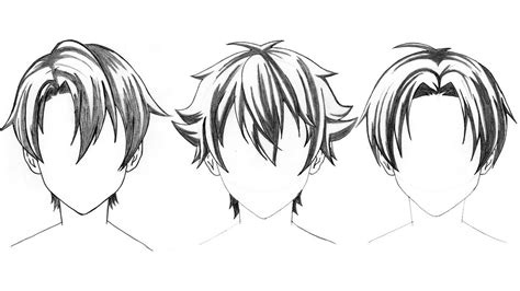 Manga Boy Hairstyles Drawing